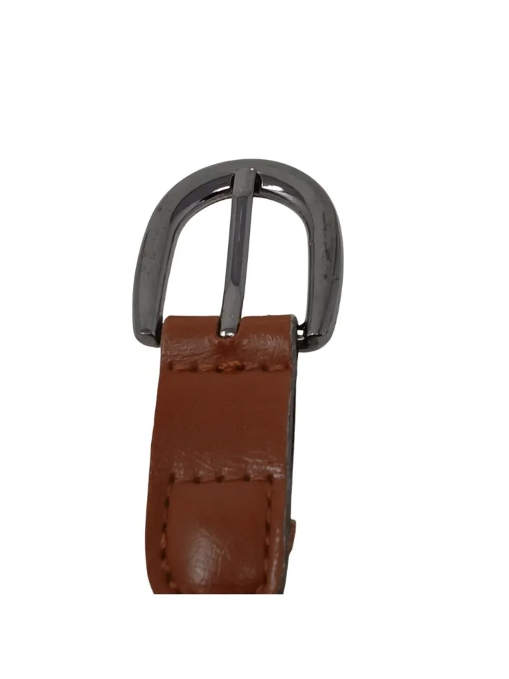 Braided Brown Belt Faux Leather Braided Cord One Size Women Casual Accessory #D5